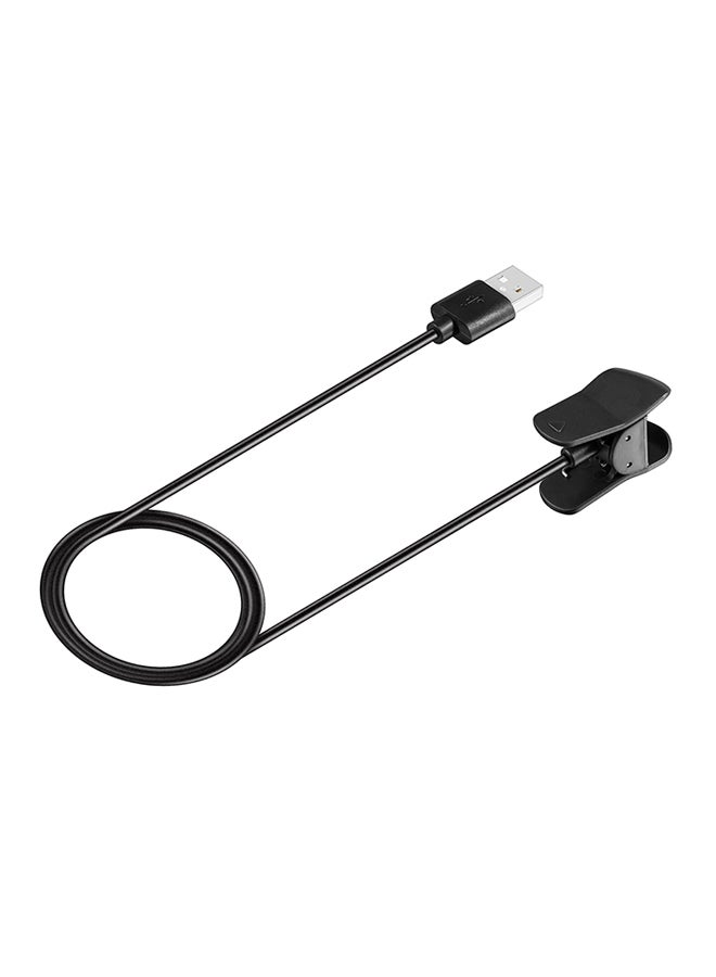 Data Sync Fast Charging USB Cable For Garmin Vivosmart 3 Black