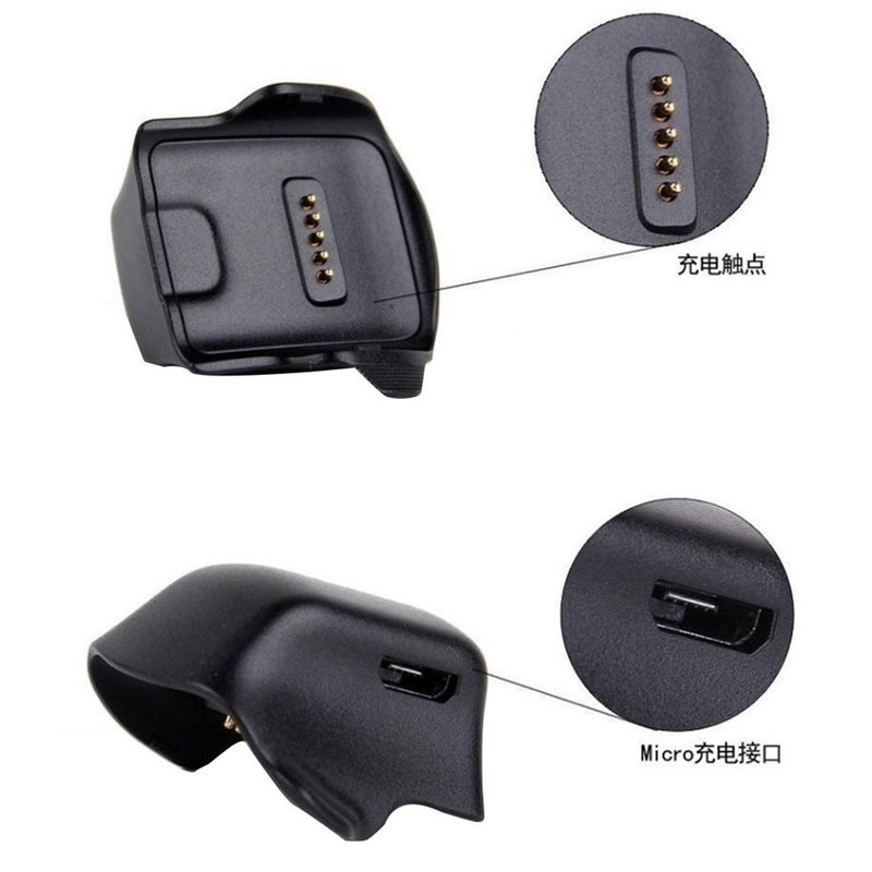 Dock Charger For Samsung Gear Fit R350 Smartwatch Black