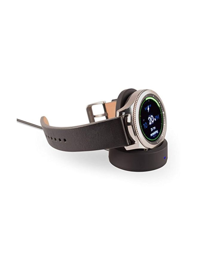 Wireless Charging Dock Cradle For Samsung Gear S3/S2 Black