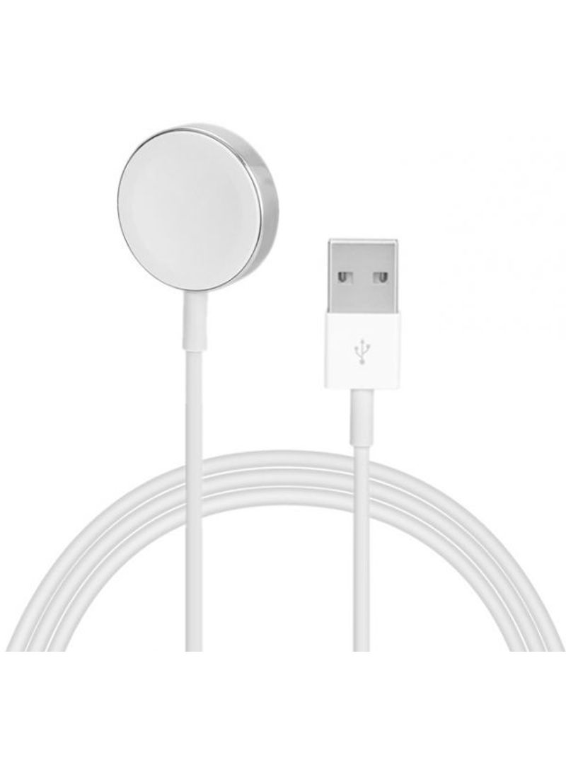 Magnetic Charging Cable Charger For Apple I Watch White
