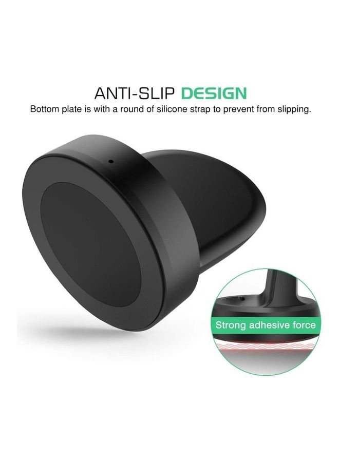Wireless Smartwatch Charger Dock Pad For Samsung Gear S3 Smart Watch Black