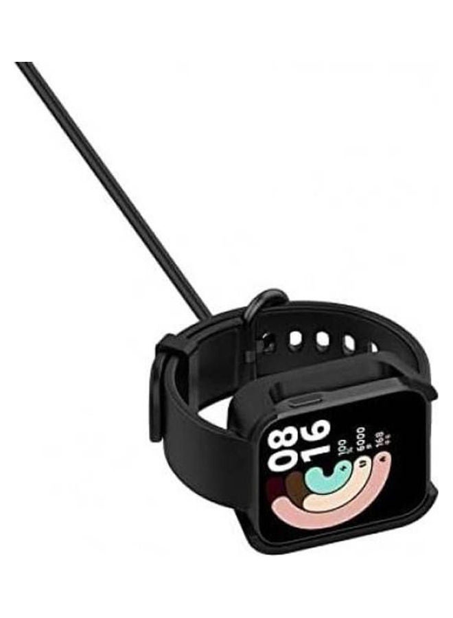 USB Charging Dock Station Holder Charger Stand Cradle Cable For Xiaomi Mi Watch Lite Redmi Watch Lite Black