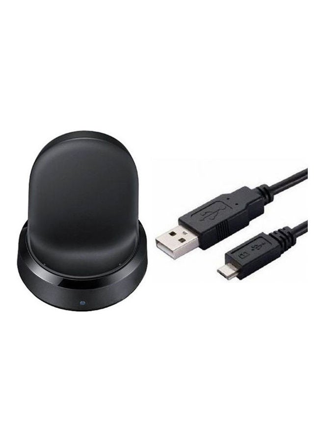 For Samsung Gear S3 Classic Smart Watch - Wireless Power Charging Charger Dock Black