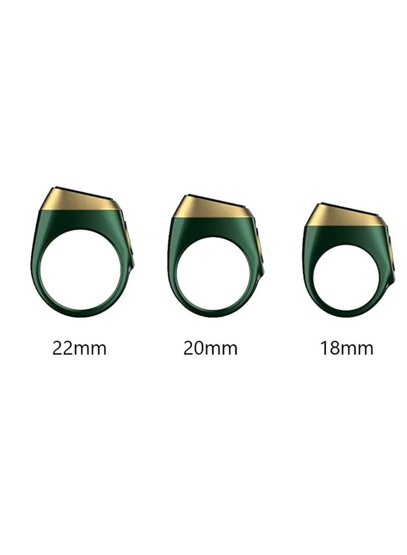 Smart Tasbih Plastic Zikr Lite Ring Green 20MM