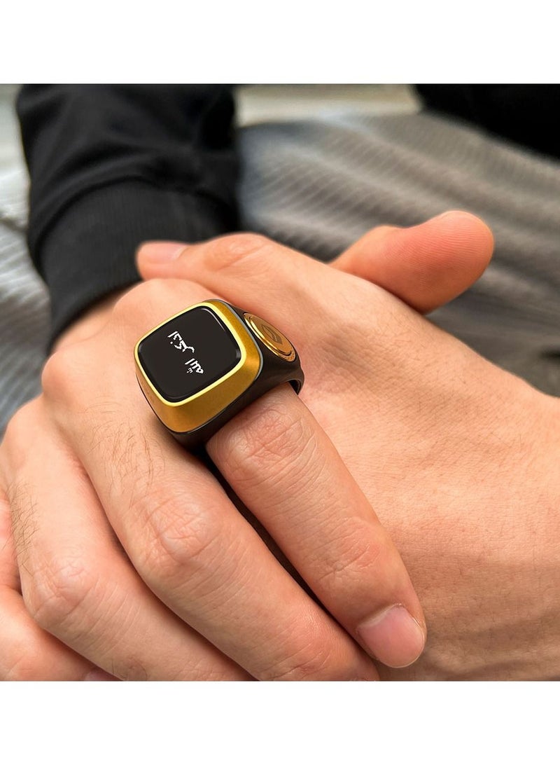 Smart Tasbih Plastic Zikr Lite Ring Black 20MM