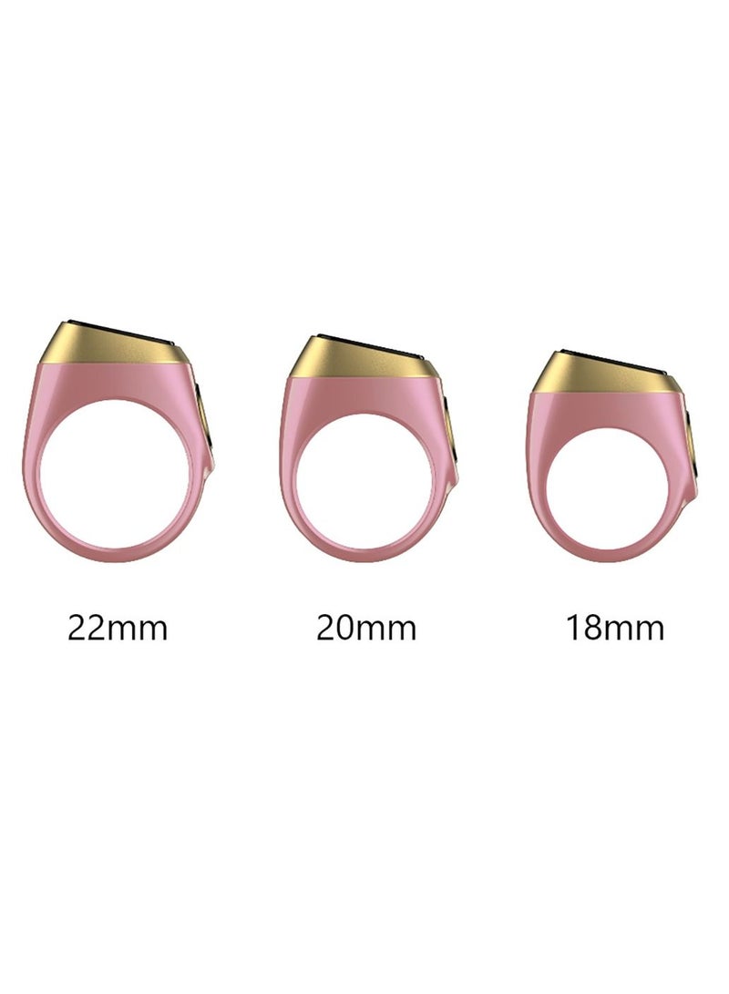Smart Tasbih Plastic Zikr Lite Ring Pink 18MM