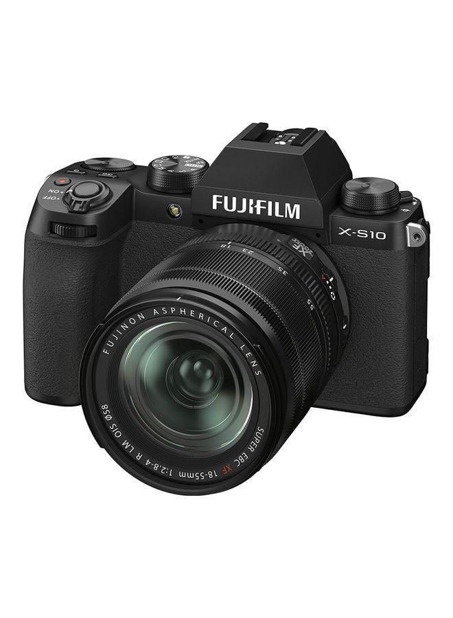 X-S10 Mirrorless Digital Camera XF18-55mm Lens Kit - Black