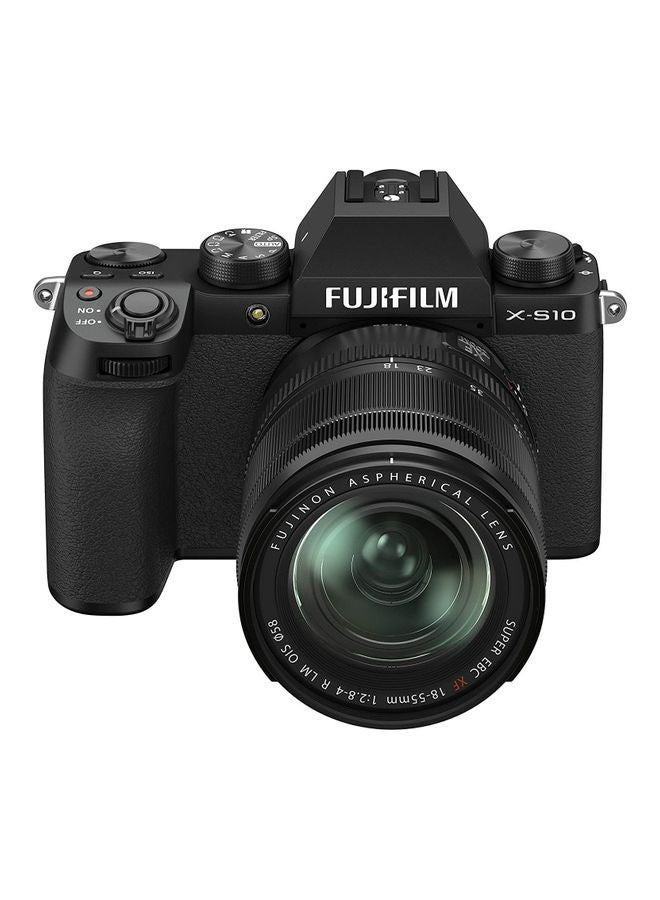 X-S10 Mirrorless Digital Camera XF18-55mm Lens Kit - Black