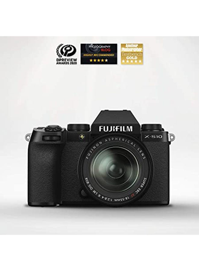 X-S10 Mirrorless Digital Camera XF18-55mm Lens Kit - Black