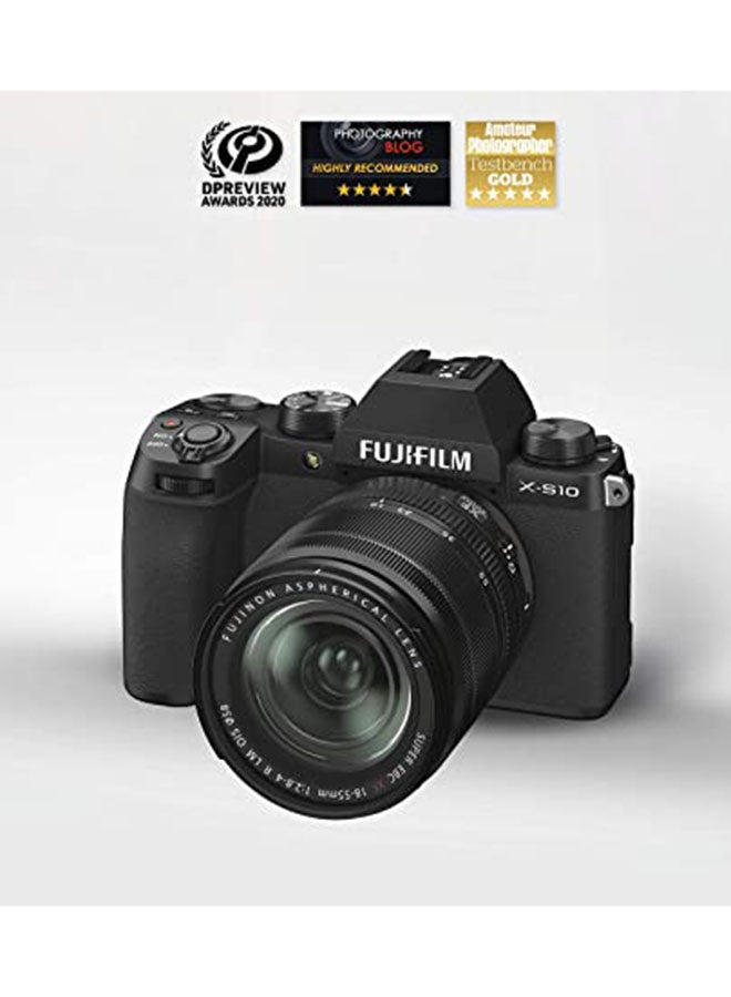 X-S10 Mirrorless Digital Camera XF18-55mm Lens Kit - Black