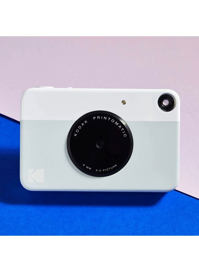 Printomatic Instant Print Camera 10MP Grey