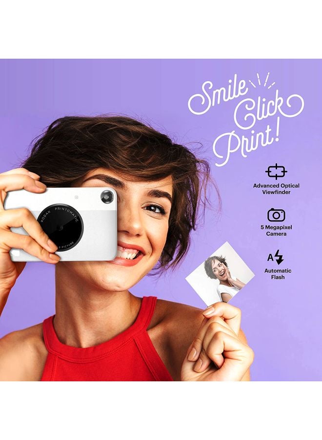 Printomatic Instant Print Camera 10MP Grey