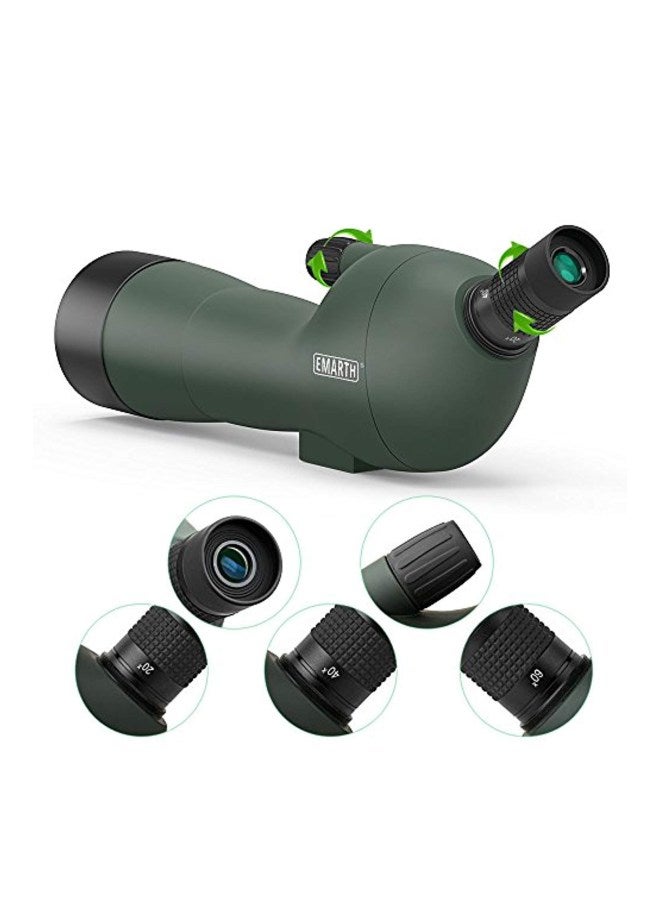 Angled Spotting Scope Green/Black