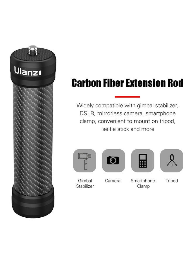 Universal Cabron Fiber Extension Rod Black