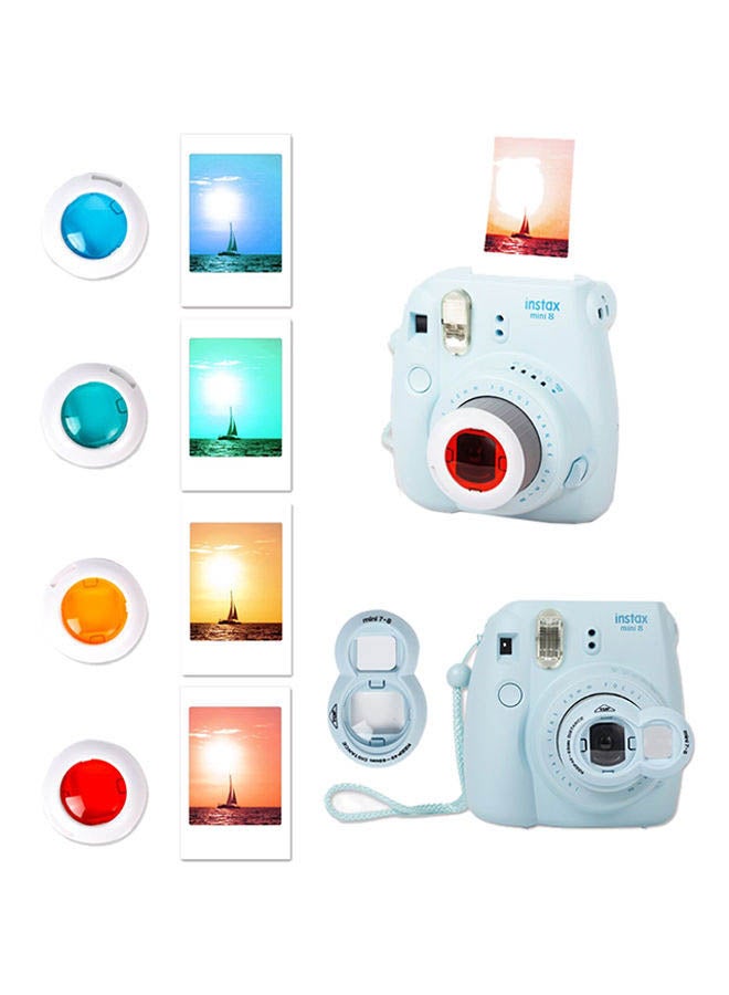 10-In-1 Fujifilm Instant Camera Accessories Bundle For Instax Mini 9/8/8+ Multicolour