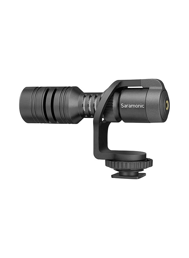 Vmic Mini Compact Camera-Mount Shotgun Microphone Black