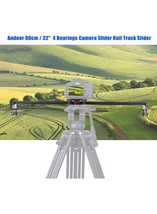 Camera Slider Rail Track 32inch Black/White/Red