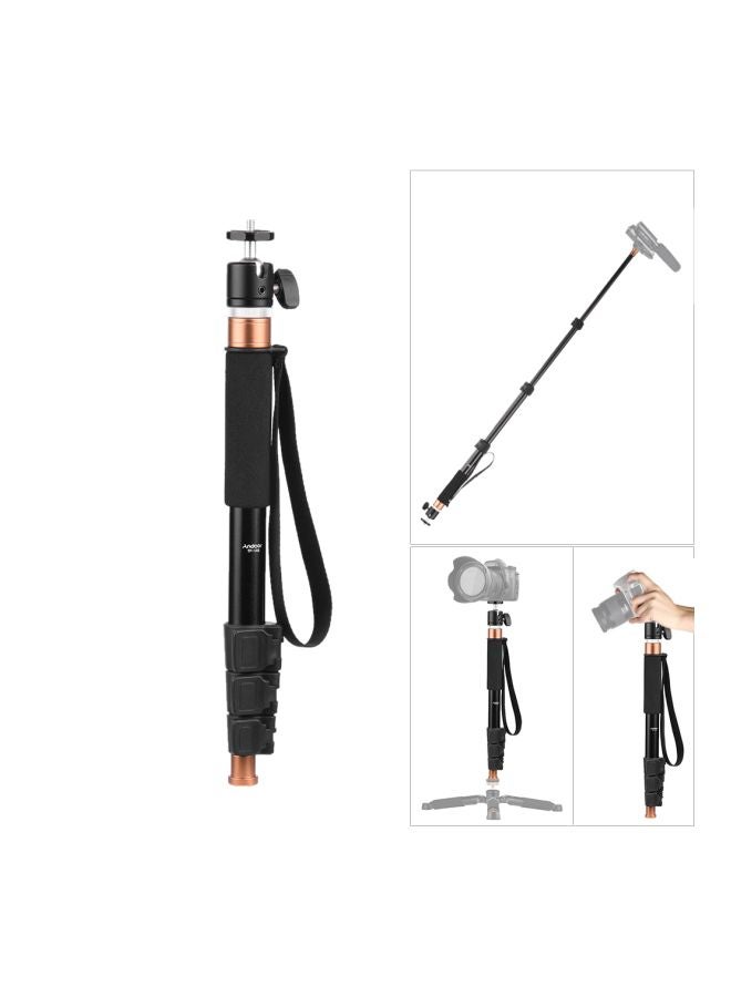 Adjustable Monopod For Canon/Nikon/Sony Camera/Microphone Black/Gold/Silver