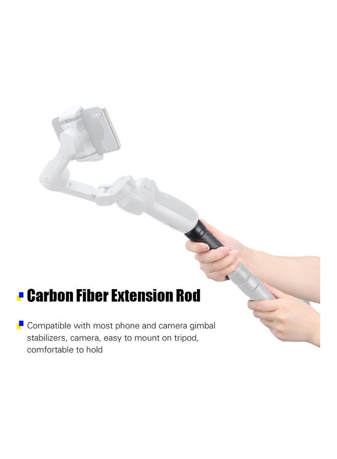 Universal Cabron Fiber Extension Rod Black