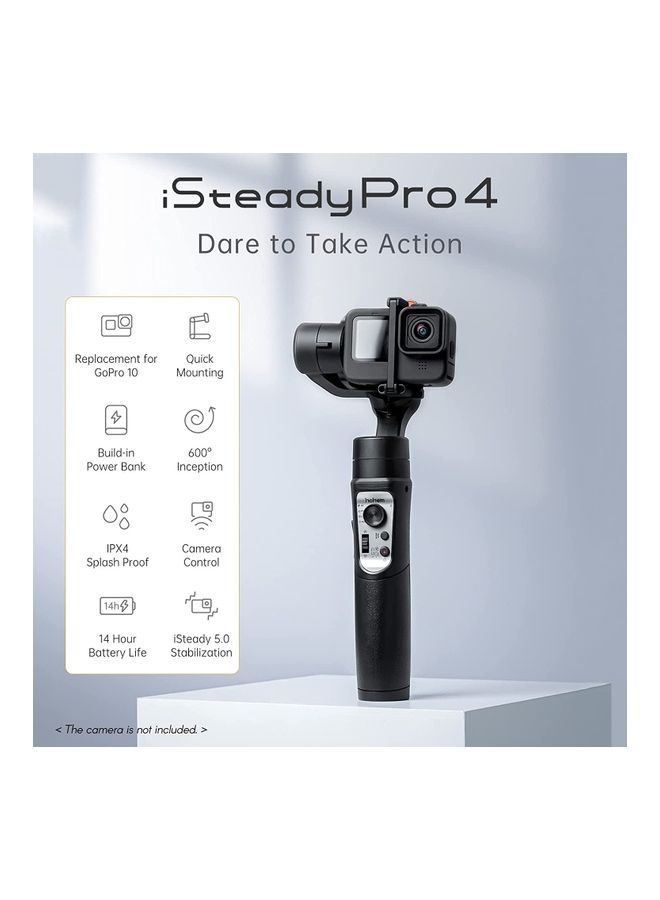 iSteady Pro 4 3-Axis Handheld Sports Camera Gimbal Stabilizer Black