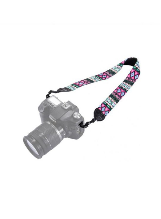 Shoulder Strap For SLR/DSLR Nikon/Canon/Sony/Panasonic Purple/Green/Blue