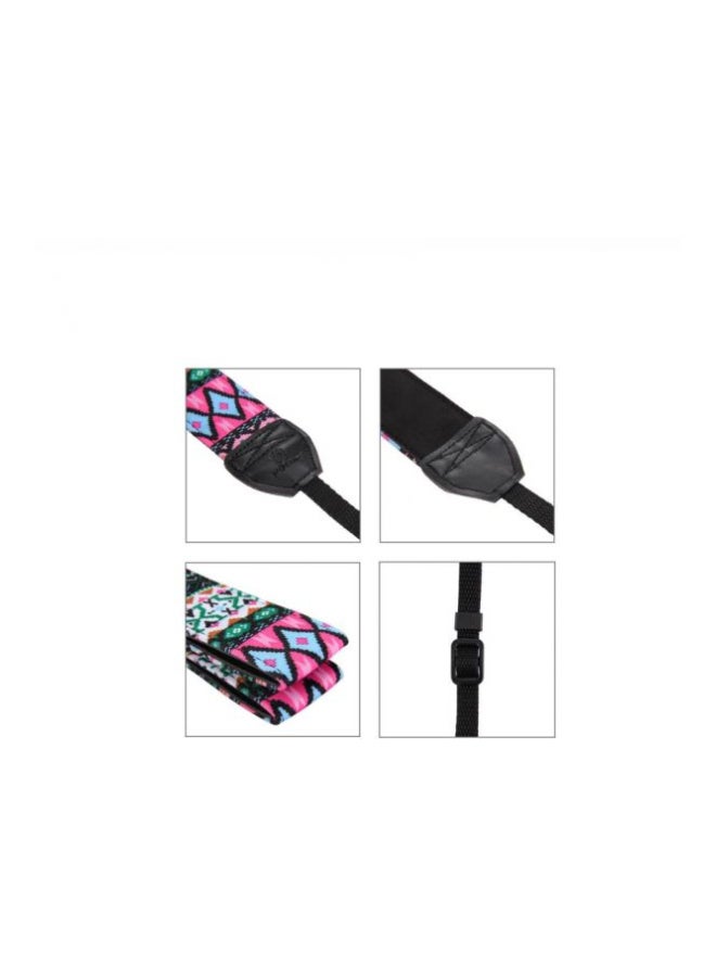 Shoulder Strap For SLR/DSLR Nikon/Canon/Sony/Panasonic Purple/Green/Blue