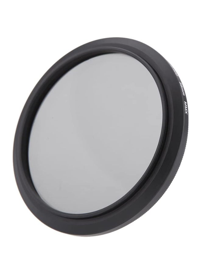Neutral Density Adjustable Lens Filter 5.8cm Black/Clear