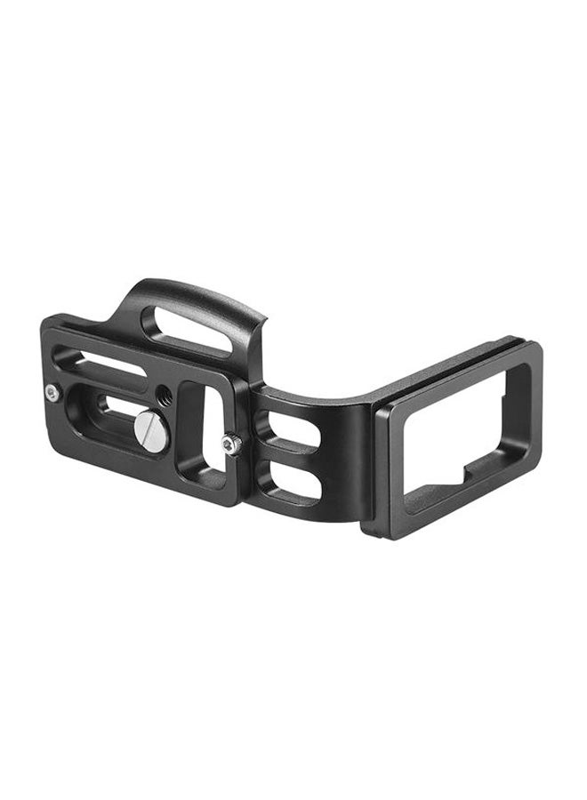 L-Shape Quick Release Plate Camera Bracket Black