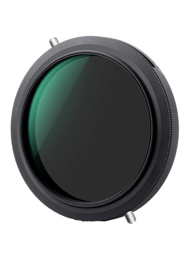 2-in-1 Polarizing Filter For Canon/Sony/Nikon Camera Lens Black