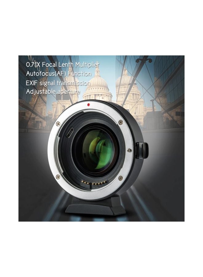Auto Focus Adapter Ring For Canon EF Series Lens Black/Grey