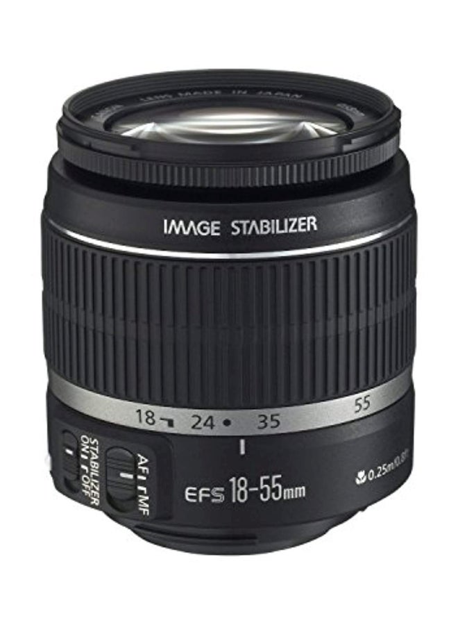 18-55mm f/3.5-5.6 IS II SLR Camera Lens Black/Silver