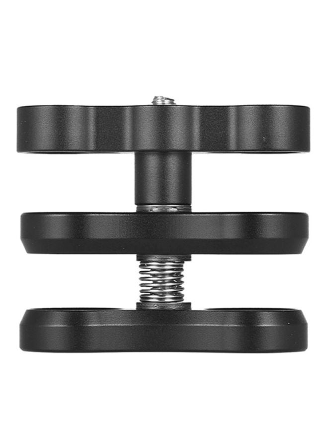 Butterfly Dual Ball Clamp Mount Flash Connector Black