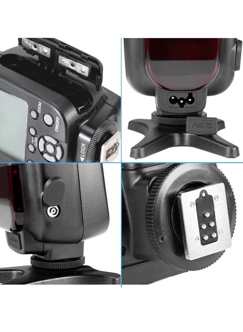 COOPIC CF580EX C LCD Display Flash Wireless GN56 5500K TTL Flash Speedlite Compatible with Canon 7D Mark II 5D Mark II III IV 1300D 1200D 1100D 750D 650D 600D 550D 100D 80D 70D 60D etc,