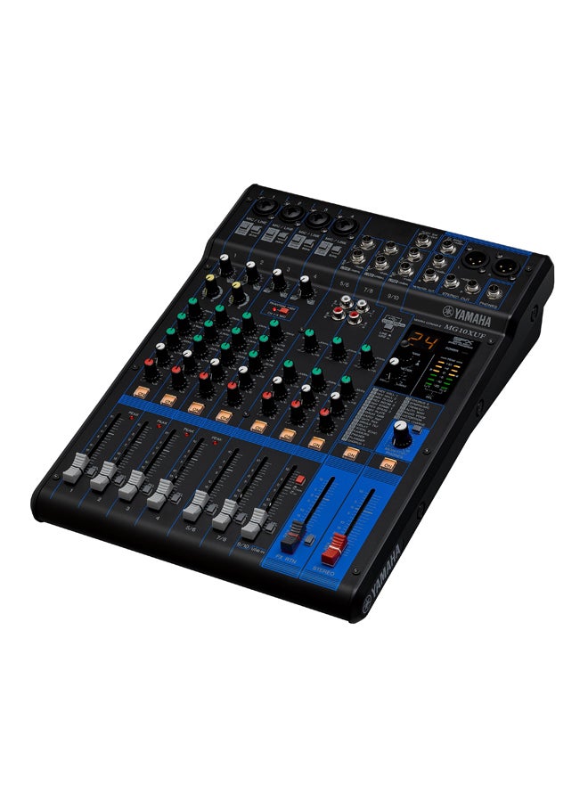 MG Series 10-Channel Analog Mixer MG10XUF Black