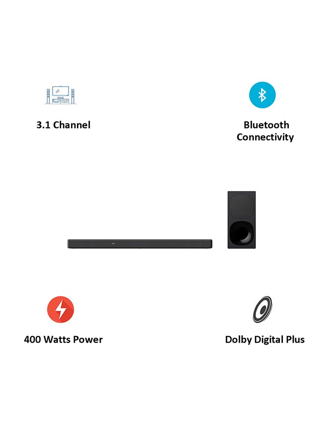 3.1 Channel Premium Surround Sound With Dolby Atmos And DTS:X HT-G700 Black