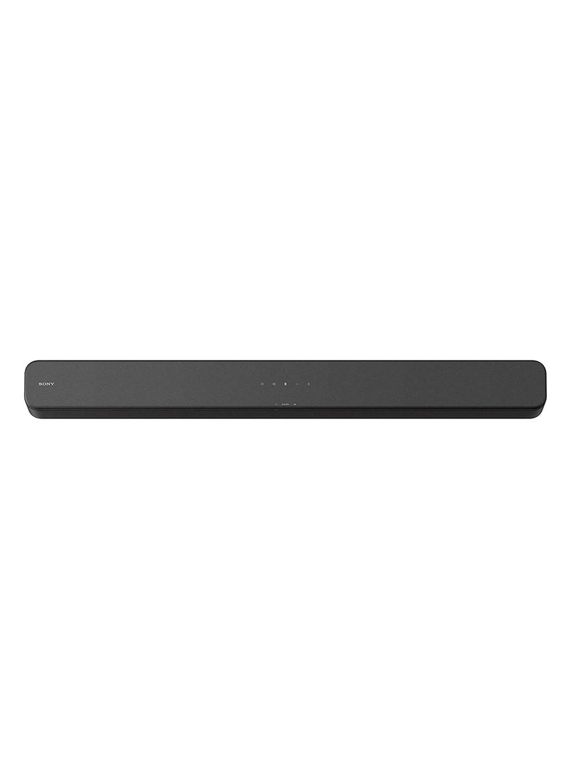 2.0 Channel 120W Single Unit Compact Soundbar With Bass Reflex Speakers/Bluetooth/USB Connectivity HT-S100F Black