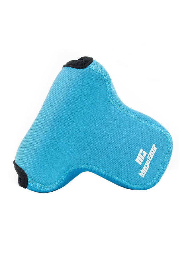 Protective Camera Case With Carabiner Blue