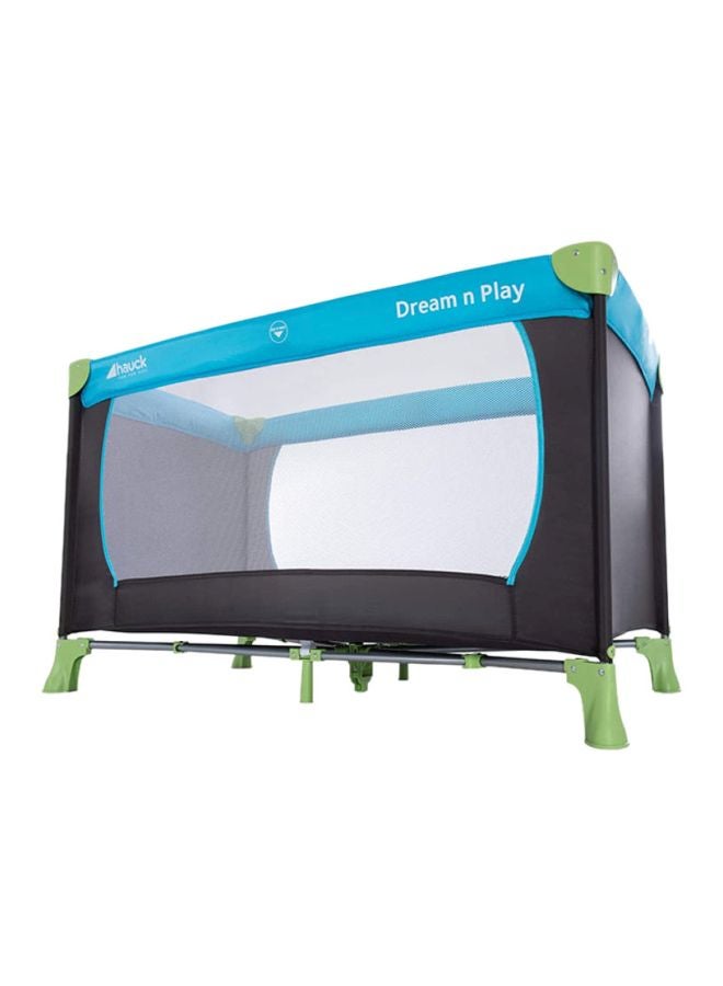 Dream N Play Travel Bed - Blue/Black