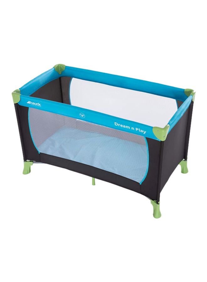 Dream N Play Travel Bed - Blue/Black