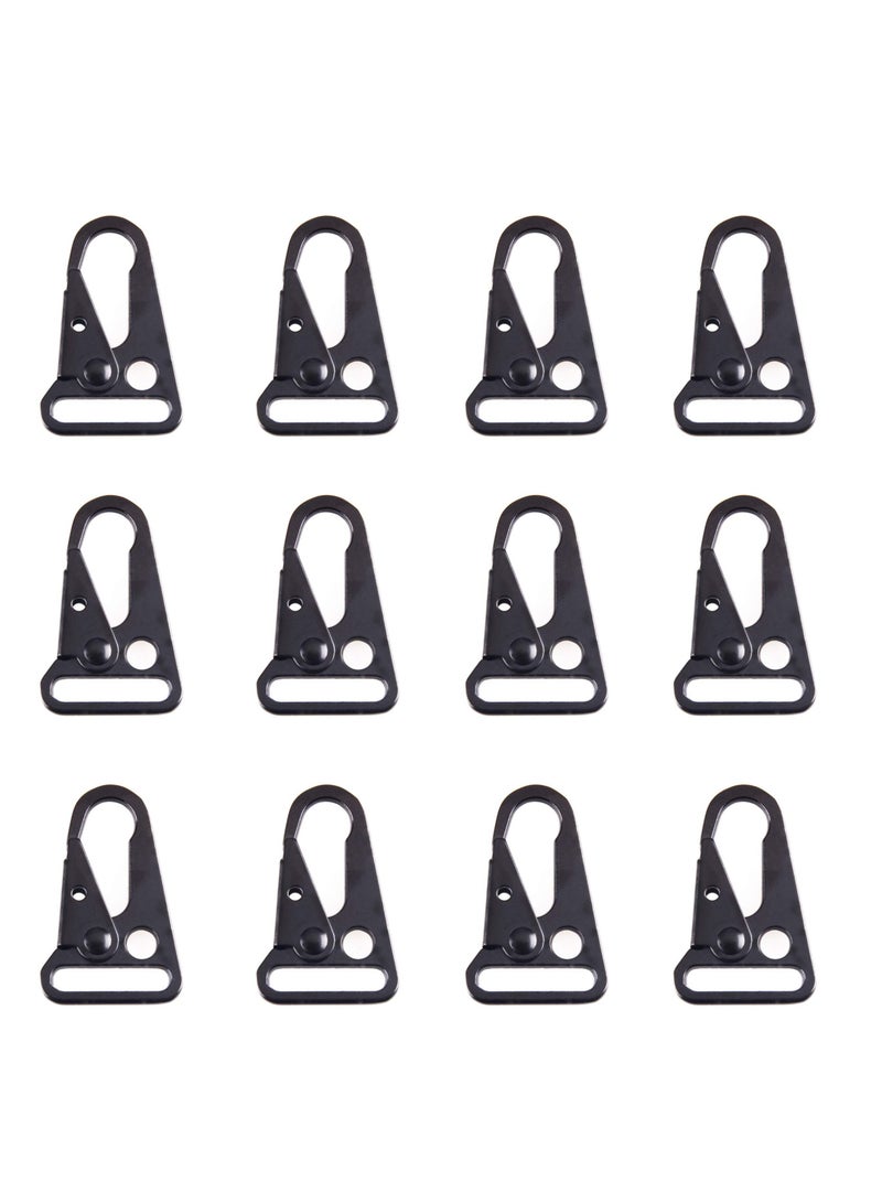Paracord Clips Enlarged Mouth Clips Hook Heavy Duty Sling Clasp Olecranon Hook Snap Hooks Sling Clips for Paracord Outdoors Bag Backpack Use Your Outdoor Enjoy a Relaxing Trip 12 Pack
