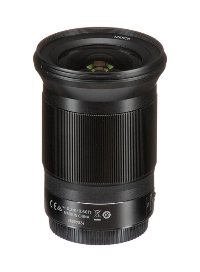 NIKKOR Z 20mm f/1.8 S Lens Black