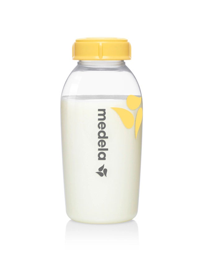 2 Pieces Breastmilk Bottles 250 Ml - Safe And Bpa - Free, Accurate Measurement Markings And Compatible With Medela Breast Pumps