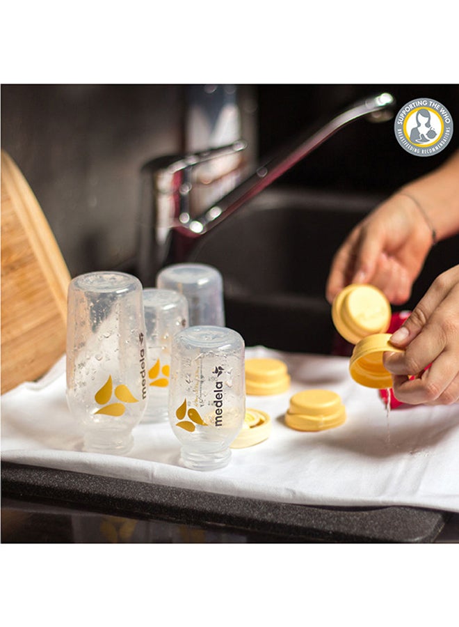 2 Pieces Breastmilk Bottles 250 Ml - Safe And Bpa - Free, Accurate Measurement Markings And Compatible With Medela Breast Pumps