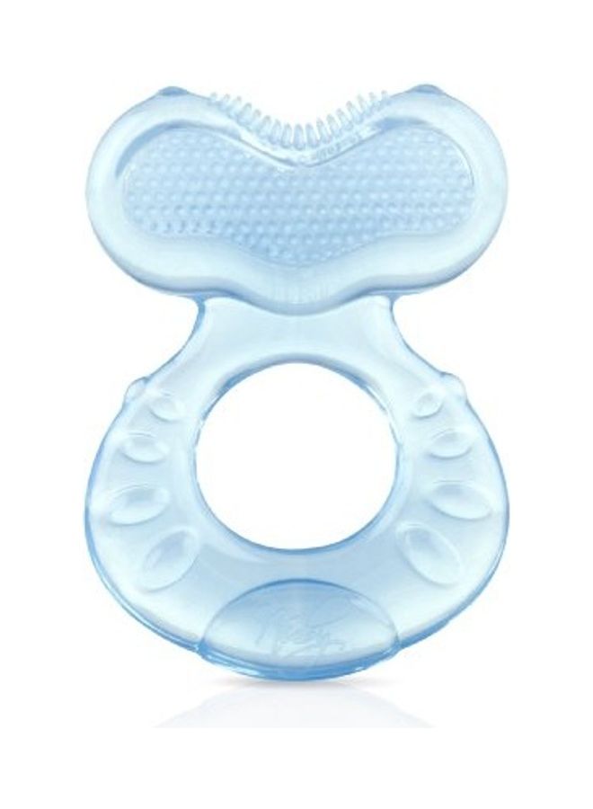 Silicone Teether With Bristles - Blue