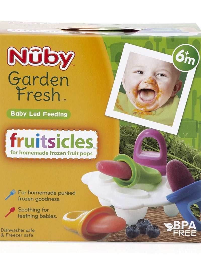 Nuby Garden Fresh Fruitsicle Frozen Pop Tray