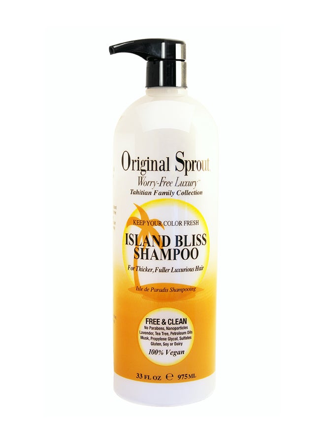 Worry-Free Luxury Island Bliss Shampoo For Thicker and Fuller Luxurious Hair, 946 ml