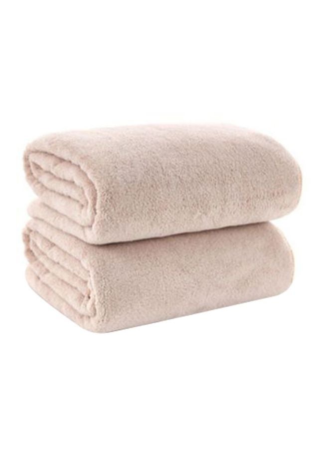 2-Piece Micron Anti-Skid Yarn Baby Bath Towel Set