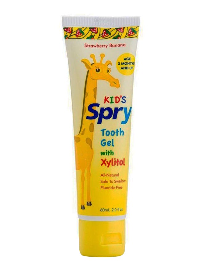 Strawberry Banana Flavour Kids Spry Tooth Gel