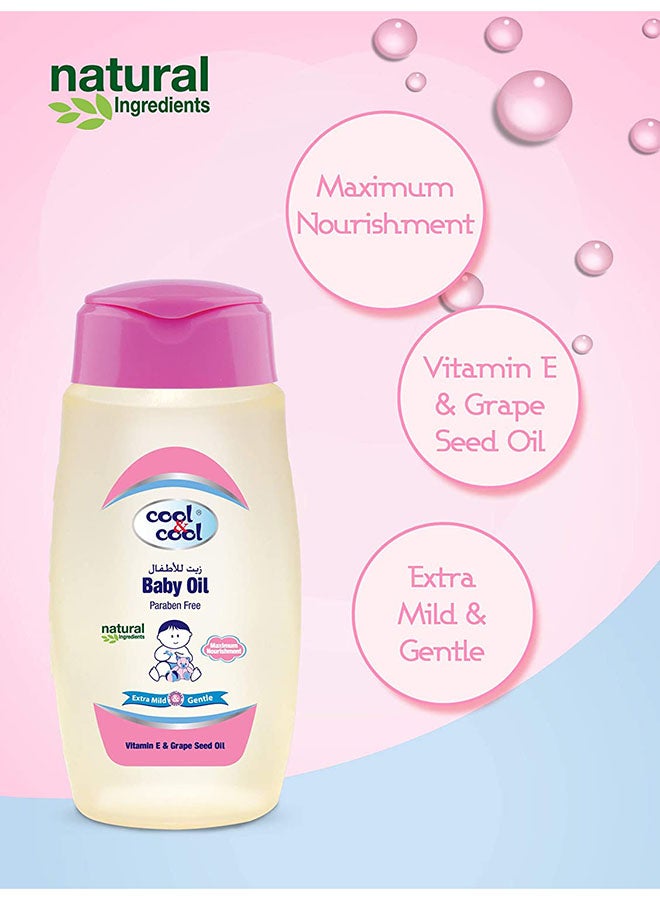 Cool Cool Baby Oil 250ml Pack Of 4