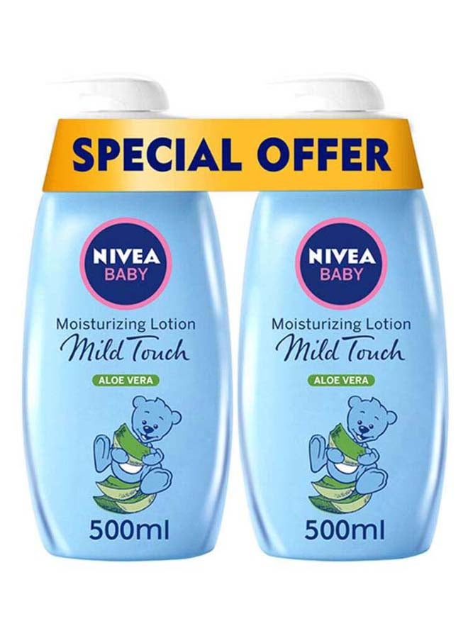 Pack Of 2 Baby Mild Touch Moisturizing Lotion Aloe Vera